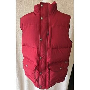 Woolrich Red Puffer Vest